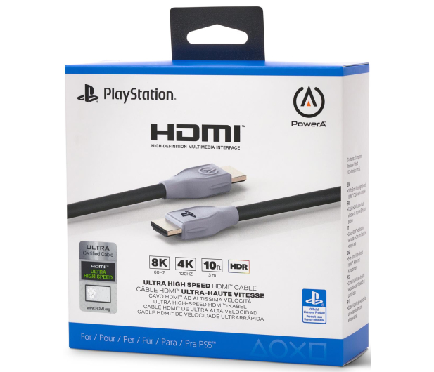 PowerA Kabel HDMI 2.1 - HDMI 3m Ultra High Speed PS5 1520481-01 - 1122216 - zdjęcie 6